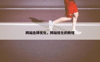 网站选择优化，网站优化的教程