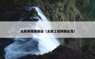 太原用模板建站（太原工程模板批发）