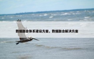 数据融合体系建设方案，数据融合解决方案