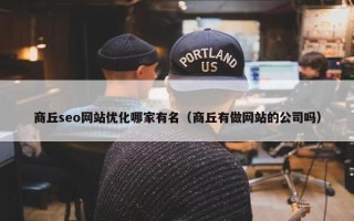商丘seo网站优化哪家有名（商丘有做网站的公司吗）