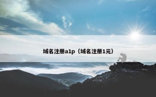 域名注册a1p（域名注册1元）
