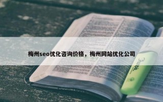 梅州seo优化咨询价格，梅州网站优化公司