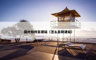 国内如何自建站（怎么自助建站）