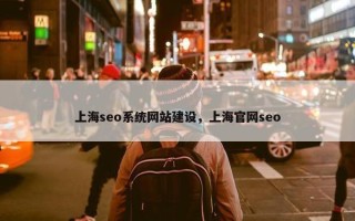 上海seo系统网站建设，上海官网seo