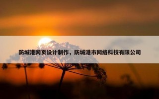 防城港网页设计制作，防城港市网络科技有限公司