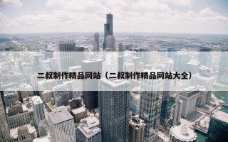 二叔制作精品网站（二叔制作精品网站大全）