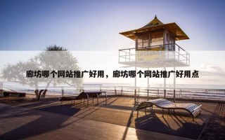 廊坊哪个网站推广好用，廊坊哪个网站推广好用点