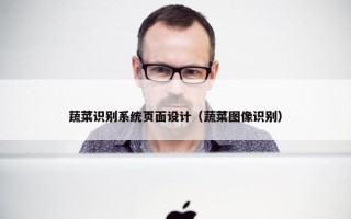 蔬菜识别系统页面设计（蔬菜图像识别）