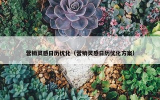 营销灵感日历优化（营销灵感日历优化方案）