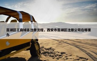 莲湖区工商域名注册流程，西安市莲湖区注册公司在哪里办