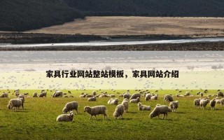 家具行业网站整站模板，家具网站介绍