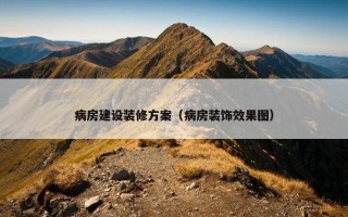 病房建设装修方案（病房装饰效果图）