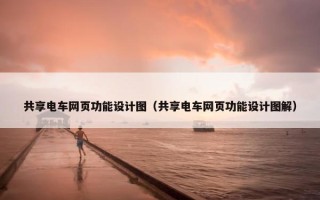 共享电车网页功能设计图（共享电车网页功能设计图解）