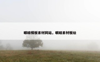 眼睛模板素材网站，眼睛素材板绘