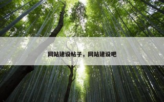 网站建设帖子，网站建设吧