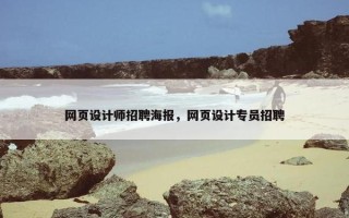 网页设计师招聘海报，网页设计专员招聘