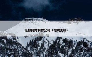 无棣网站制作公司（招聘无棣）