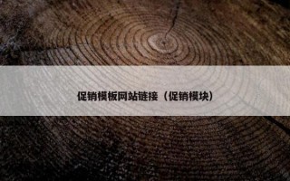 促销模板网站链接（促销模块）