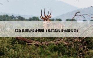 联客易网站设计模板（易联客科技有限公司）
