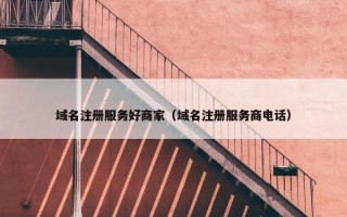 域名注册服务好商家（域名注册服务商电话）