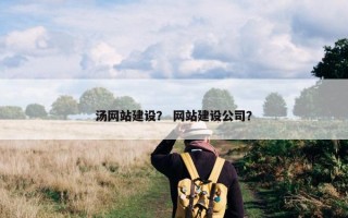 汤网站建设？ 网站建设公司？