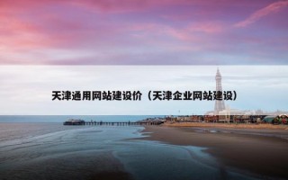 天津通用网站建设价（天津企业网站建设）