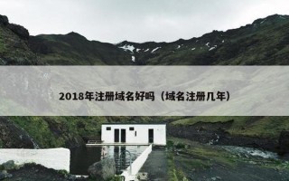 2018年注册域名好吗（域名注册几年）