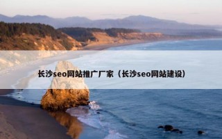 长沙seo网站推广厂家（长沙seo网站建设）