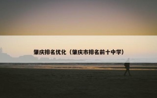 肇庆排名优化（肇庆市排名前十中学）
