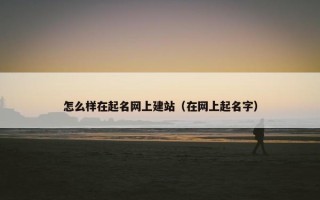 怎么样在起名网上建站（在网上起名字）