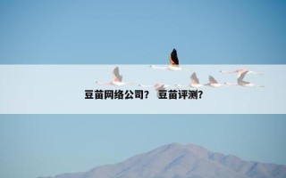 豆苗网络公司？ 豆苗评测？