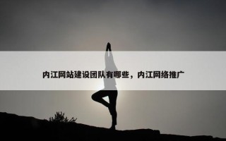 内江网站建设团队有哪些，内江网络推广