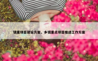 镇重项目建设方案，乡镇重点项目推进工作方案