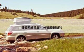 外贸网站采集？ 外贸采集软件？