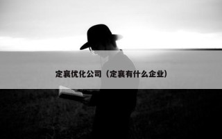定襄优化公司（定襄有什么企业）