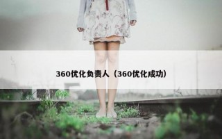 360优化负责人（360优化成功）