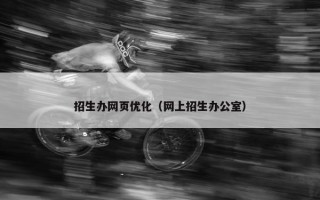 招生办网页优化（网上招生办公室）