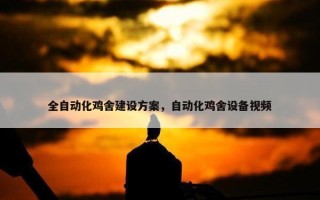 全自动化鸡舍建设方案，自动化鸡舍设备视频