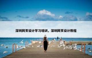 深圳网页设计学习培训，深圳网页设计教程