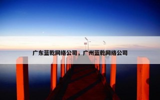 广东蓝乾网络公司，广州蓝乾网络公司