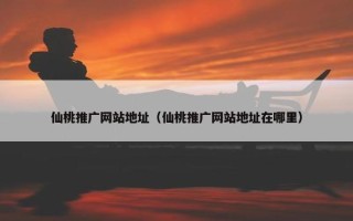 仙桃推广网站地址（仙桃推广网站地址在哪里）