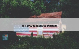 关于武汉在哪建设网站的信息