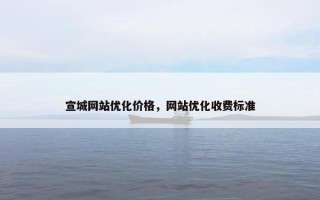 宣城网站优化价格，网站优化收费标准