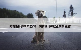 网页设计师明年工作？ 网页设计师就业前景发展？