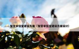 智慧审信室建设方案（智慧审信室建设方案设计）