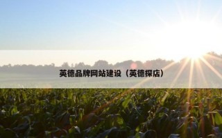 英德品牌网站建设（英德探店）