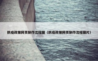 防疫政策网页制作流程图（防疫政策网页制作流程图片）