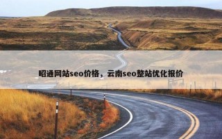 昭通网站seo价格，云南seo整站优化报价
