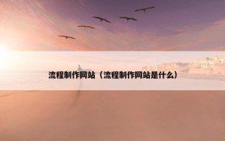 流程制作网站（流程制作网站是什么）