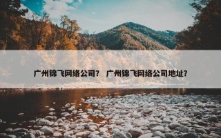 广州锦飞网络公司？ 广州锦飞网络公司地址？